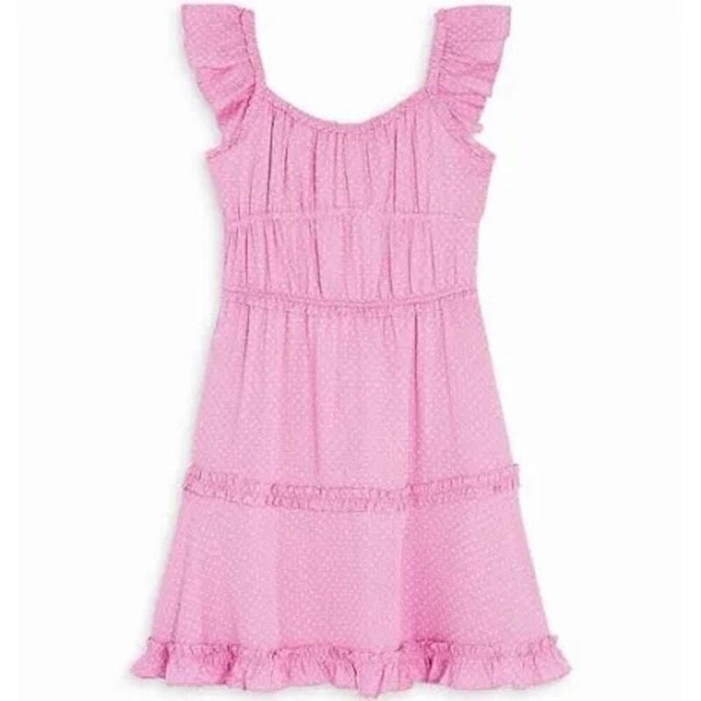 BCBG Girls‎ Pink and White Polka Dot Dress Size 16